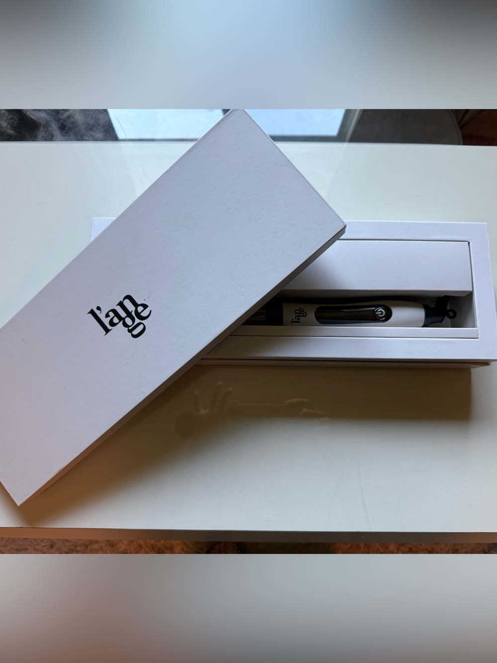 L’ange Discontinued White 32mm Le Curl Curling Wand - Picture 2 of 3
